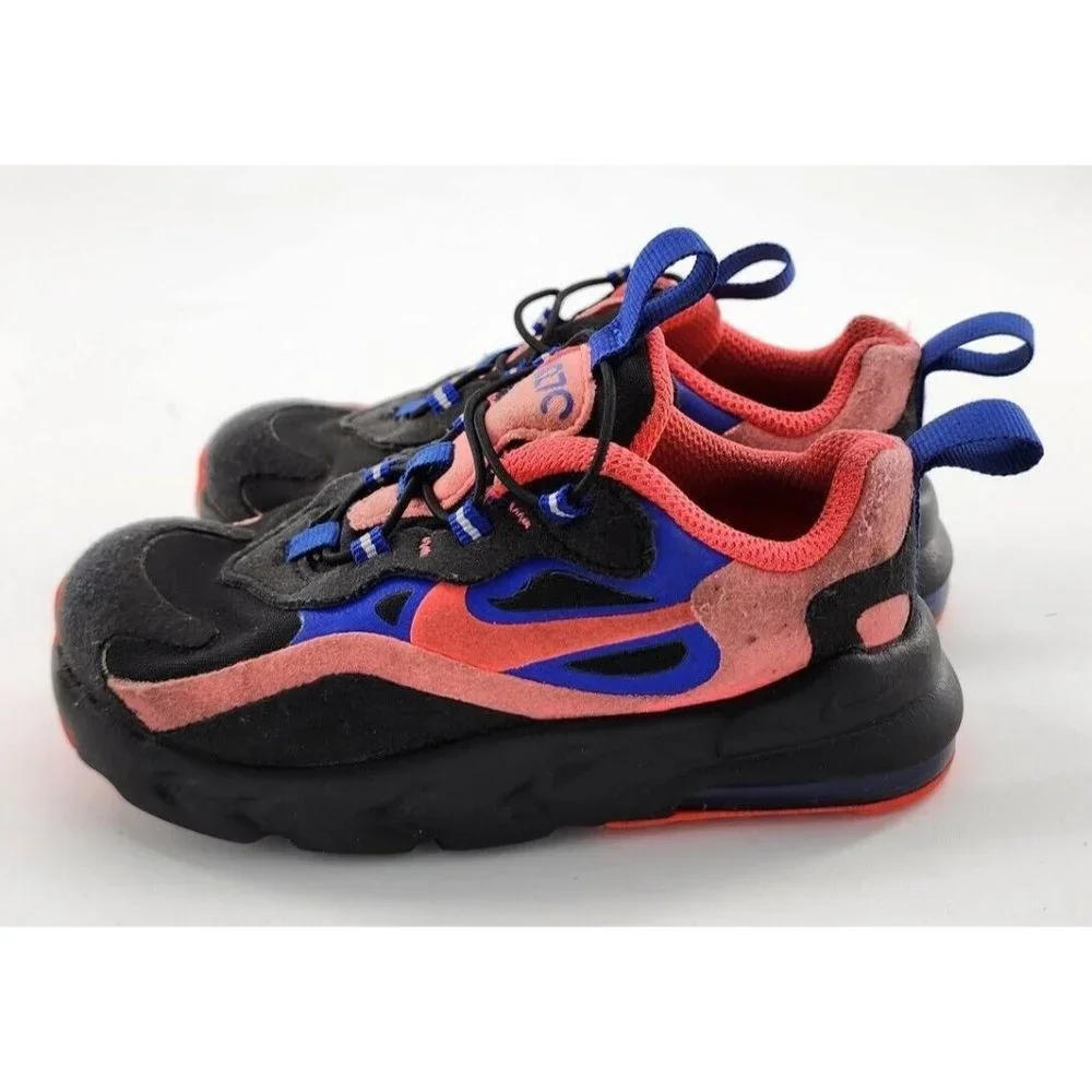 Nike Toddler Air Max 270 React TD Running Shoes CT1584-600 Toddler‎ Kids Size 8C